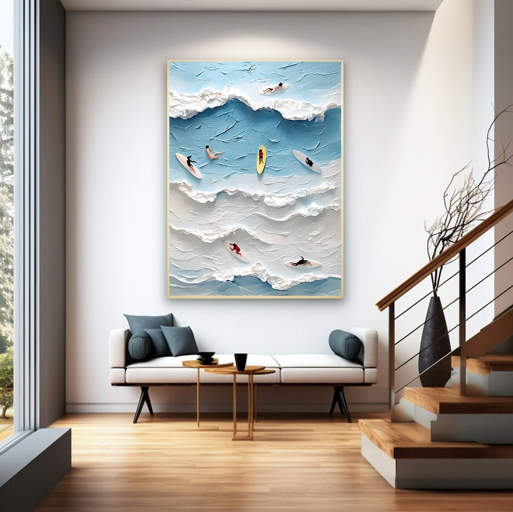 Abstract Painting "Armonía Acuática"