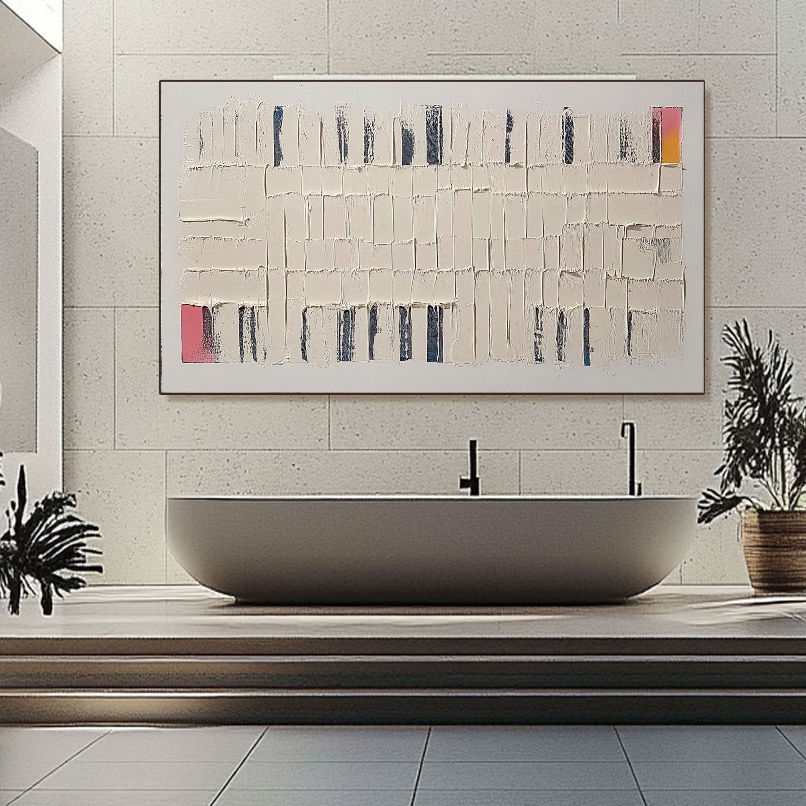 Abstract Painting "Armonía Fragmentada"