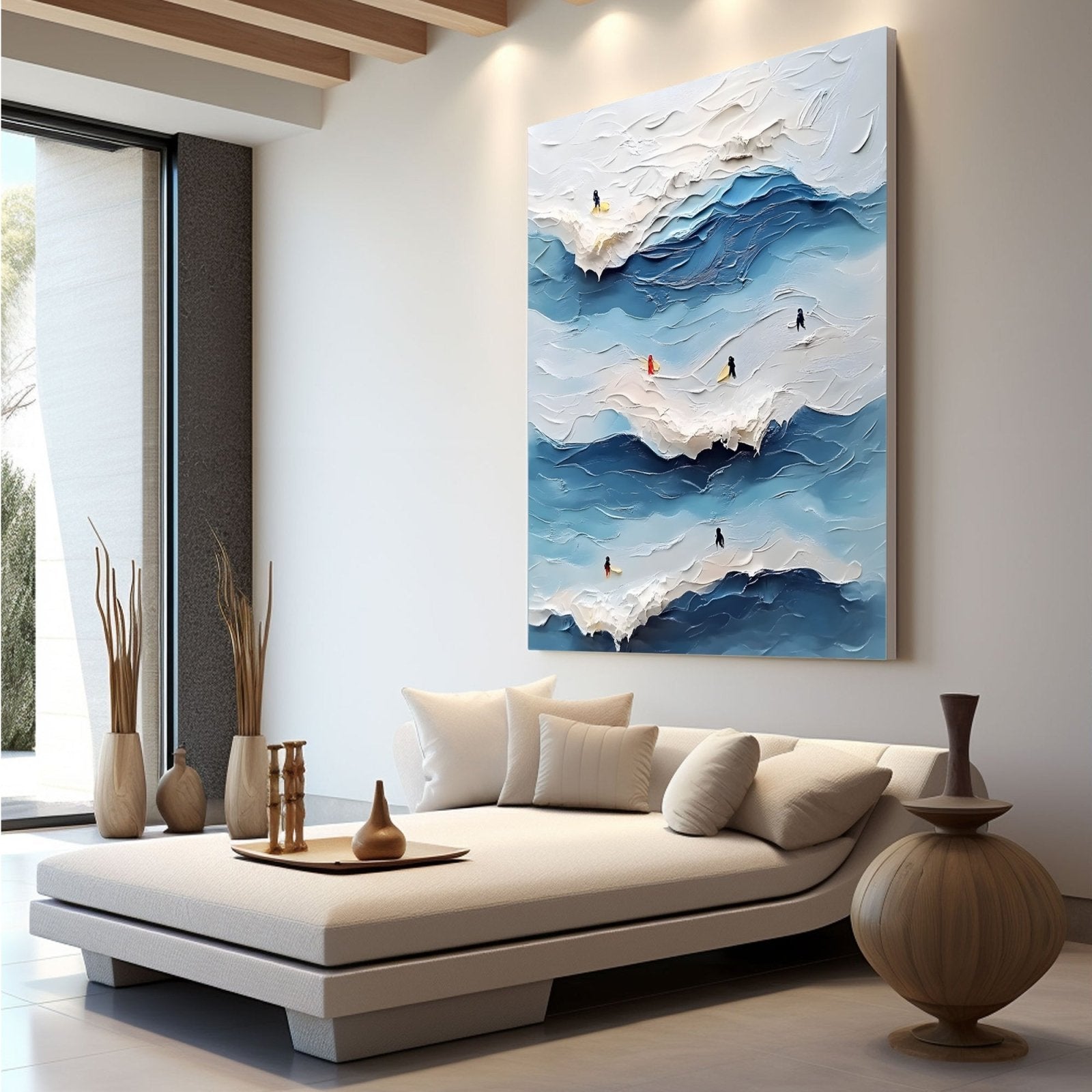 Abstract Painting "Armonía Marina"