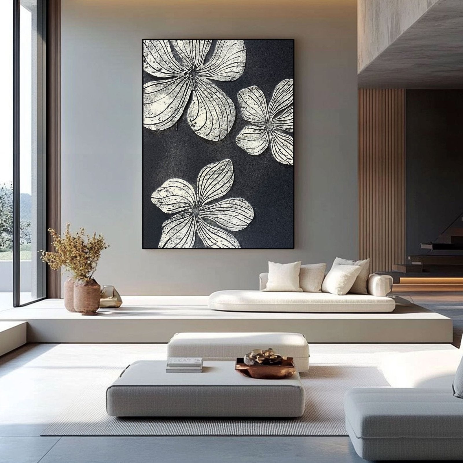 Abstract Painting "Élodie Roseombre"