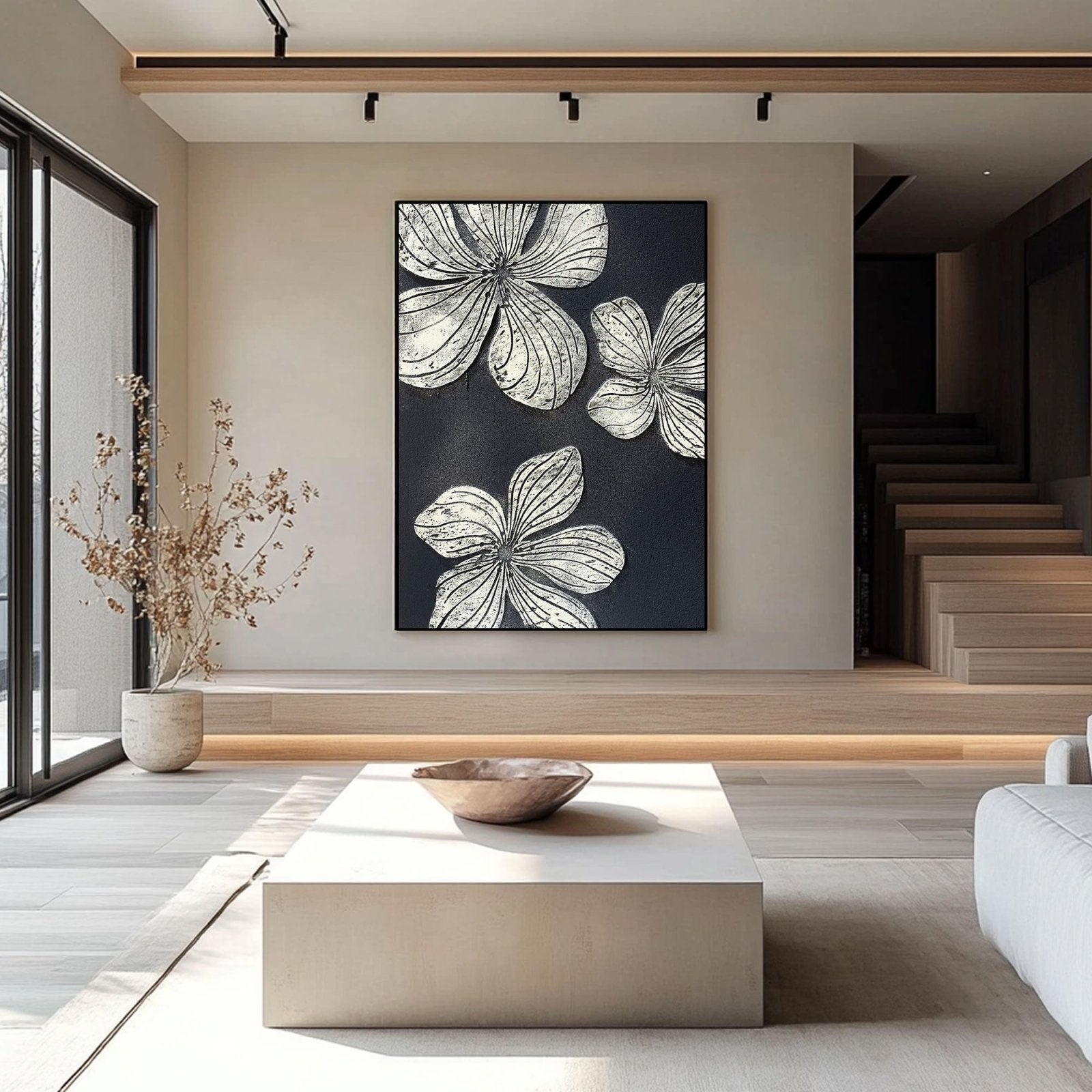 Abstract Painting "Élodie Roseombre"