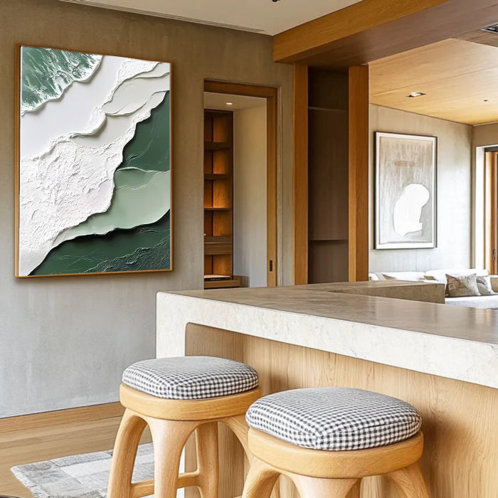 Abstract Painting "Fluss Geheimnis”