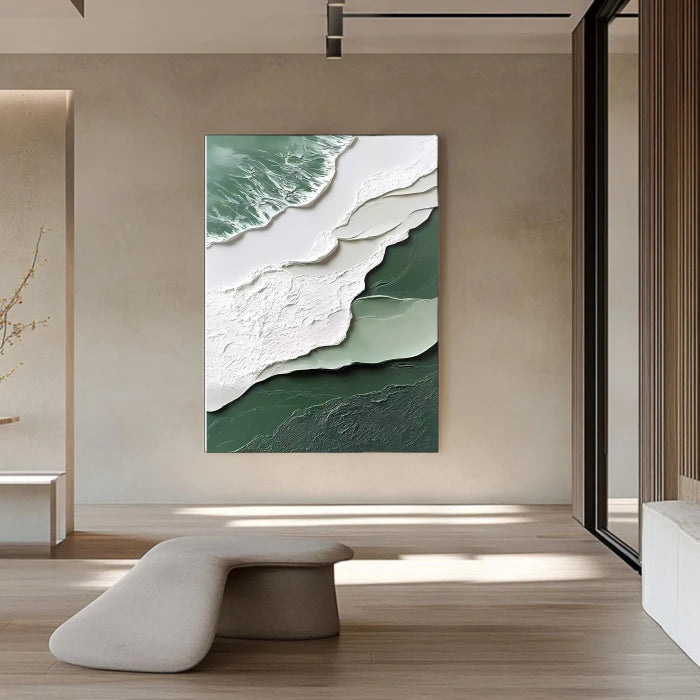 Abstract Painting "Fluss Geheimnis”