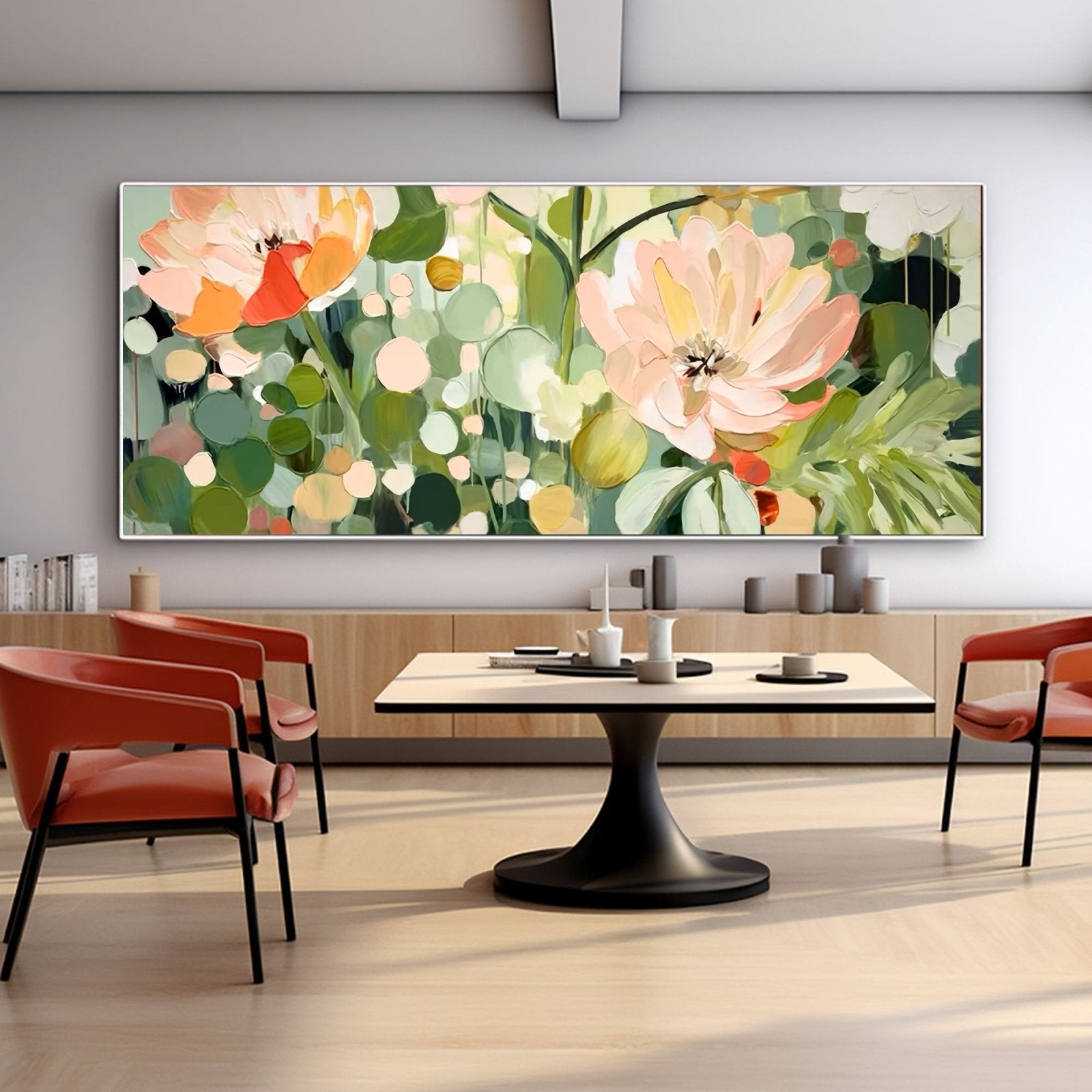 Abstract Painting "Fragile Echoes"