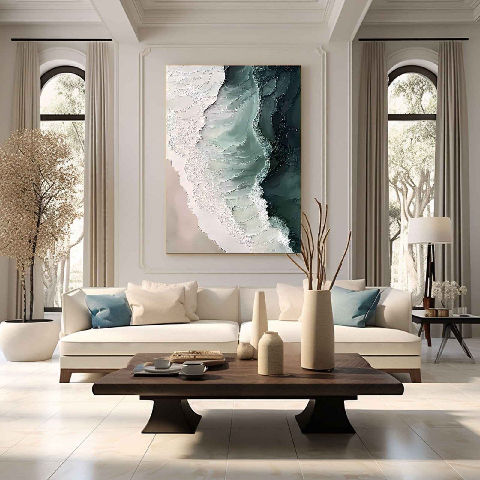 Abstract Painting "Meer Rhythmus”