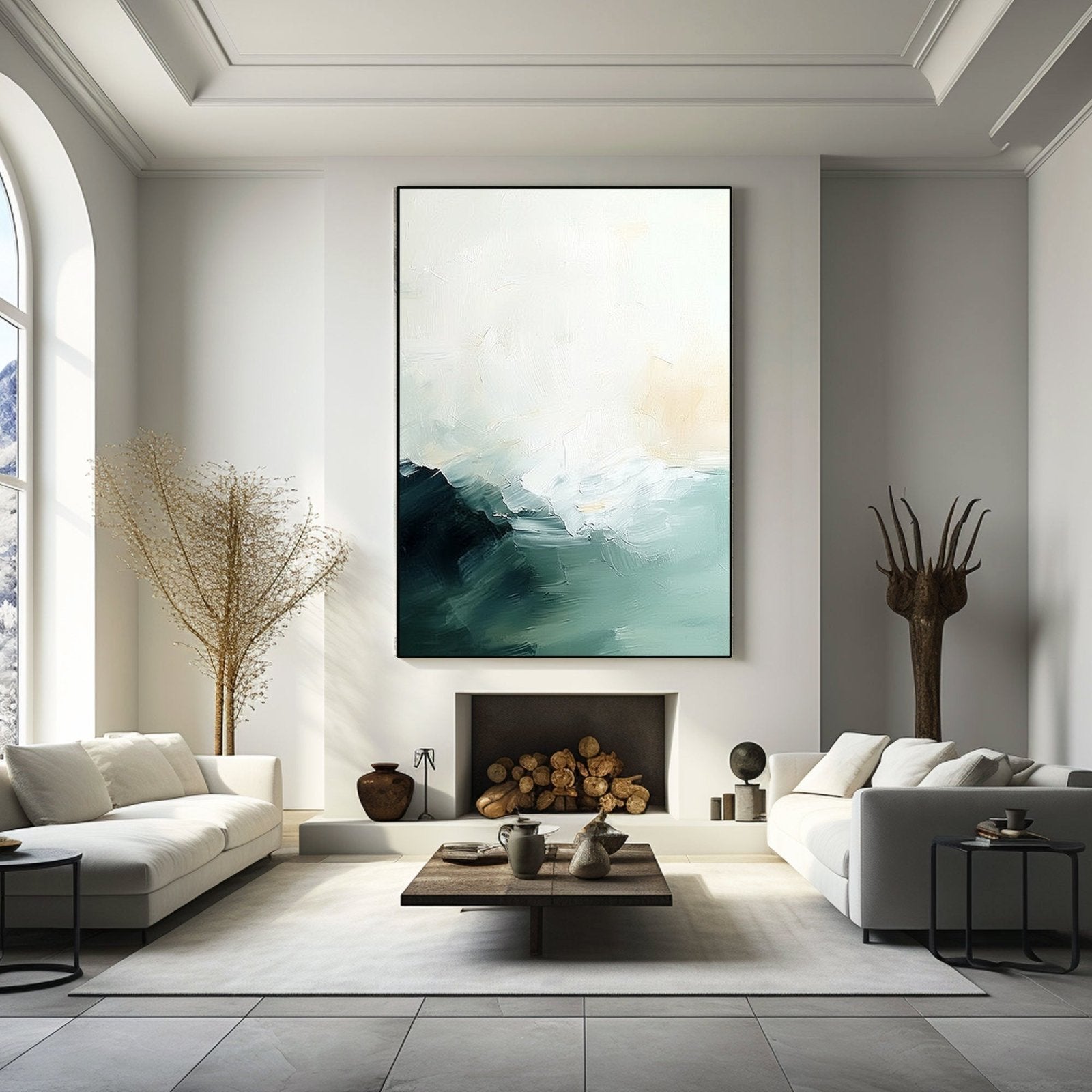 Abstract Painting "Meer Stille”
