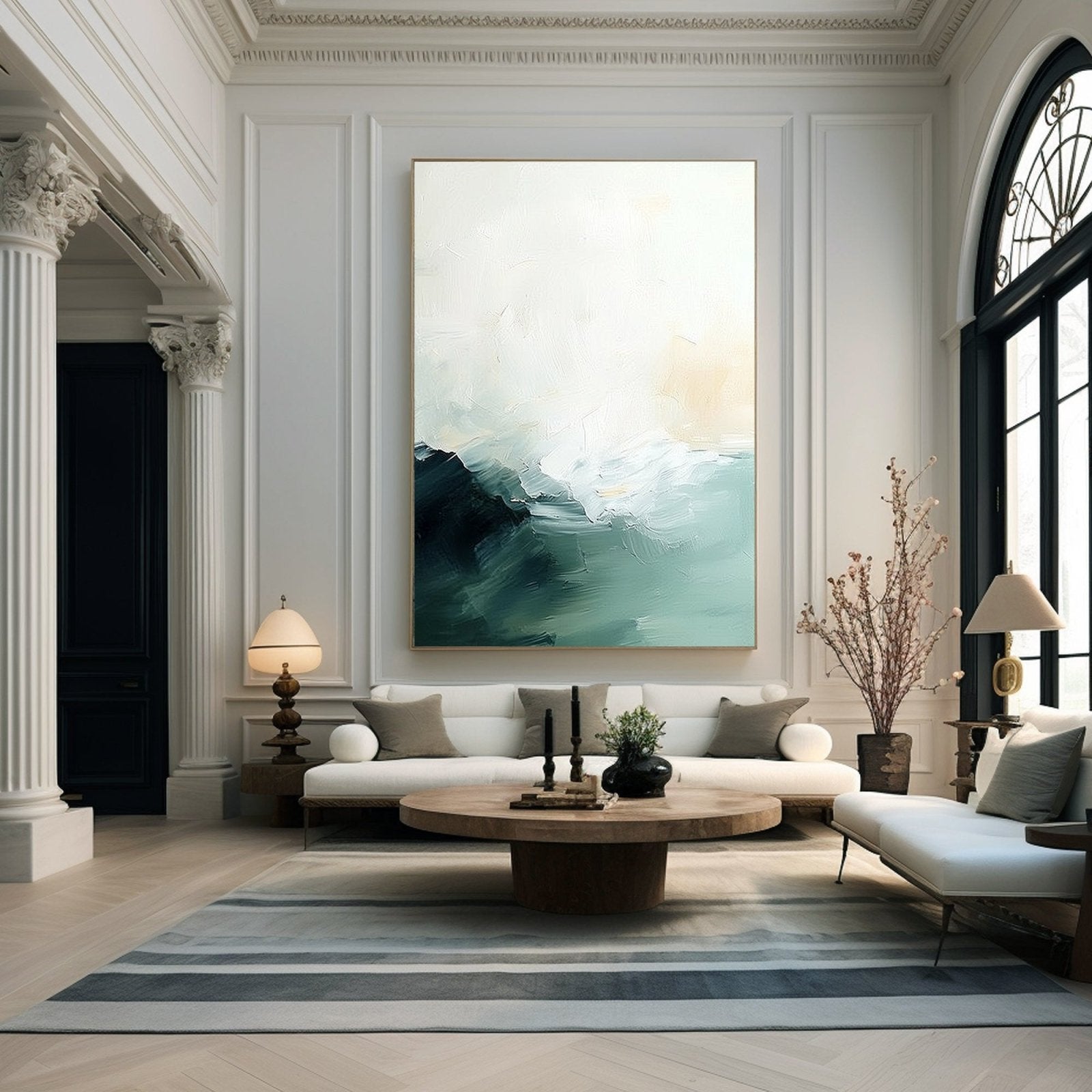 Abstract Painting "Meer Stille”
