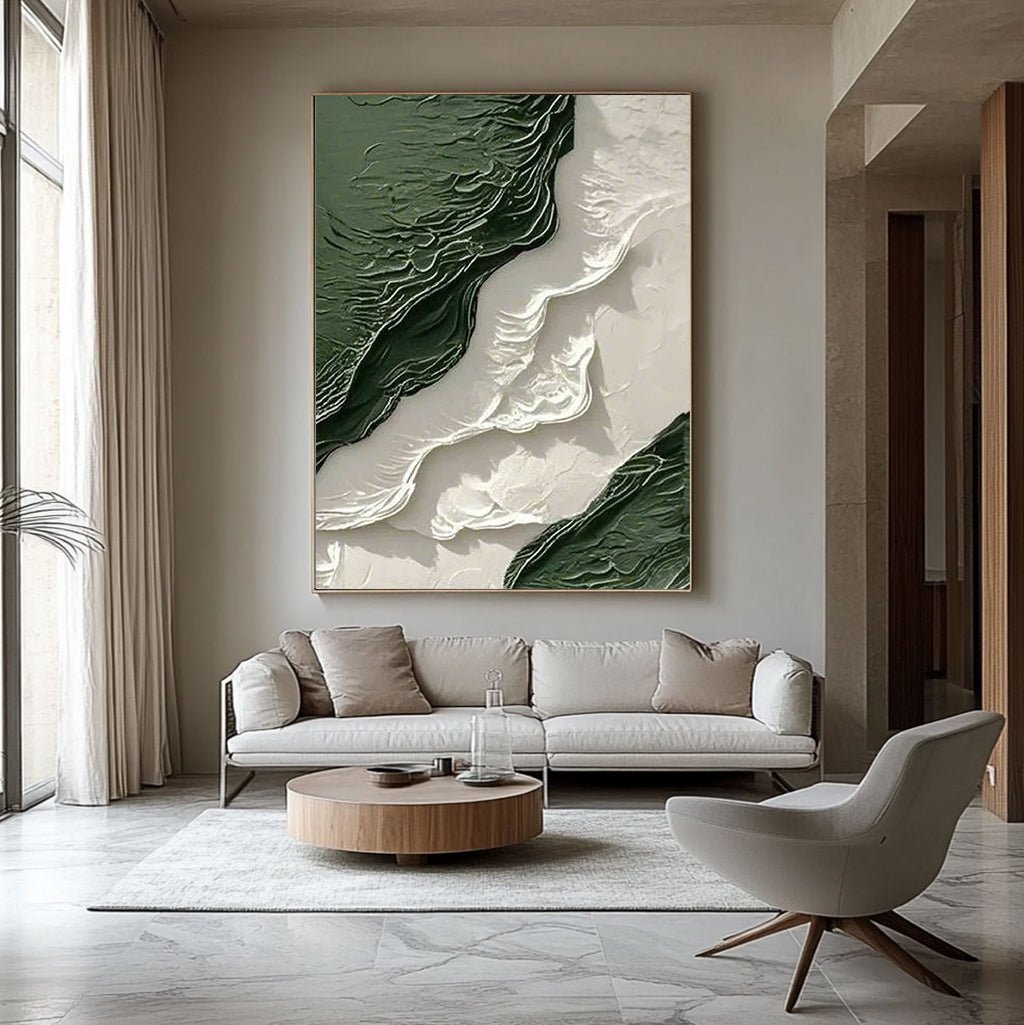 Abstract Painting "Ondas de Contraste”