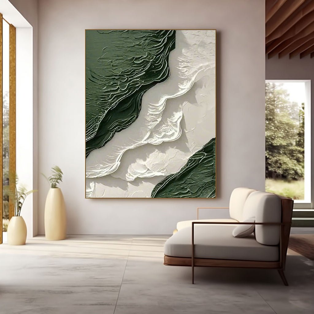 Abstract Painting "Ondas de Contraste”