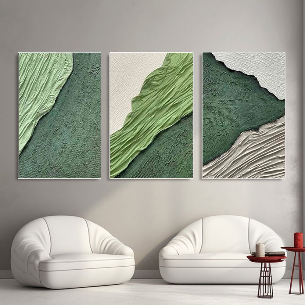 Abstract Painting "Pliegues del Tiempo"