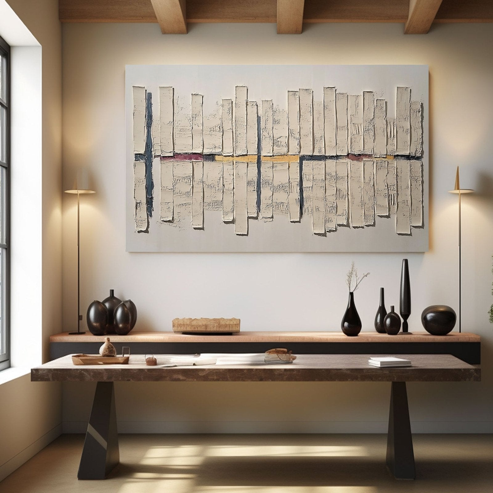 Abstract Painting "Ritmo de Puntos"