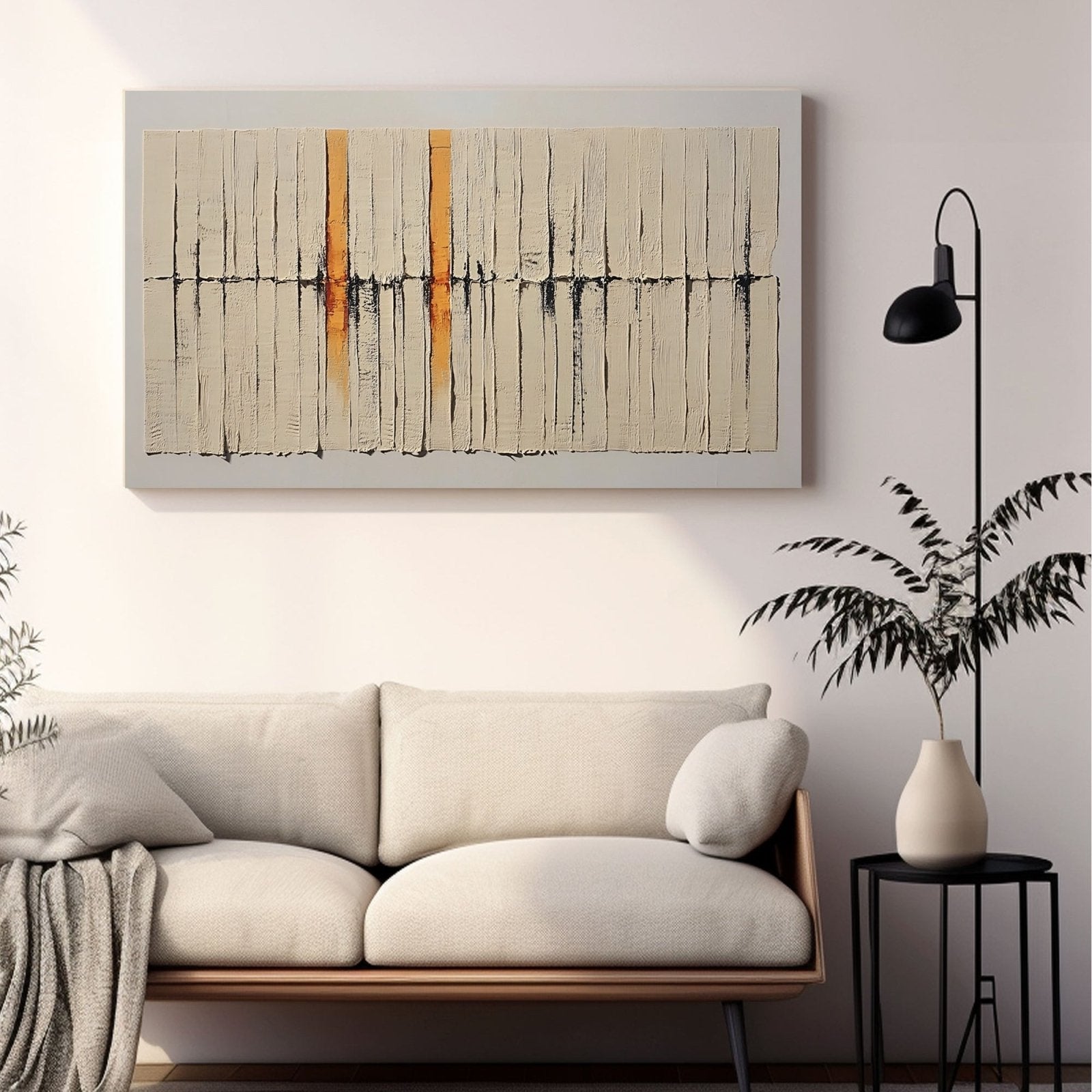 Abstract Painting "Suavidad de Contrastes"