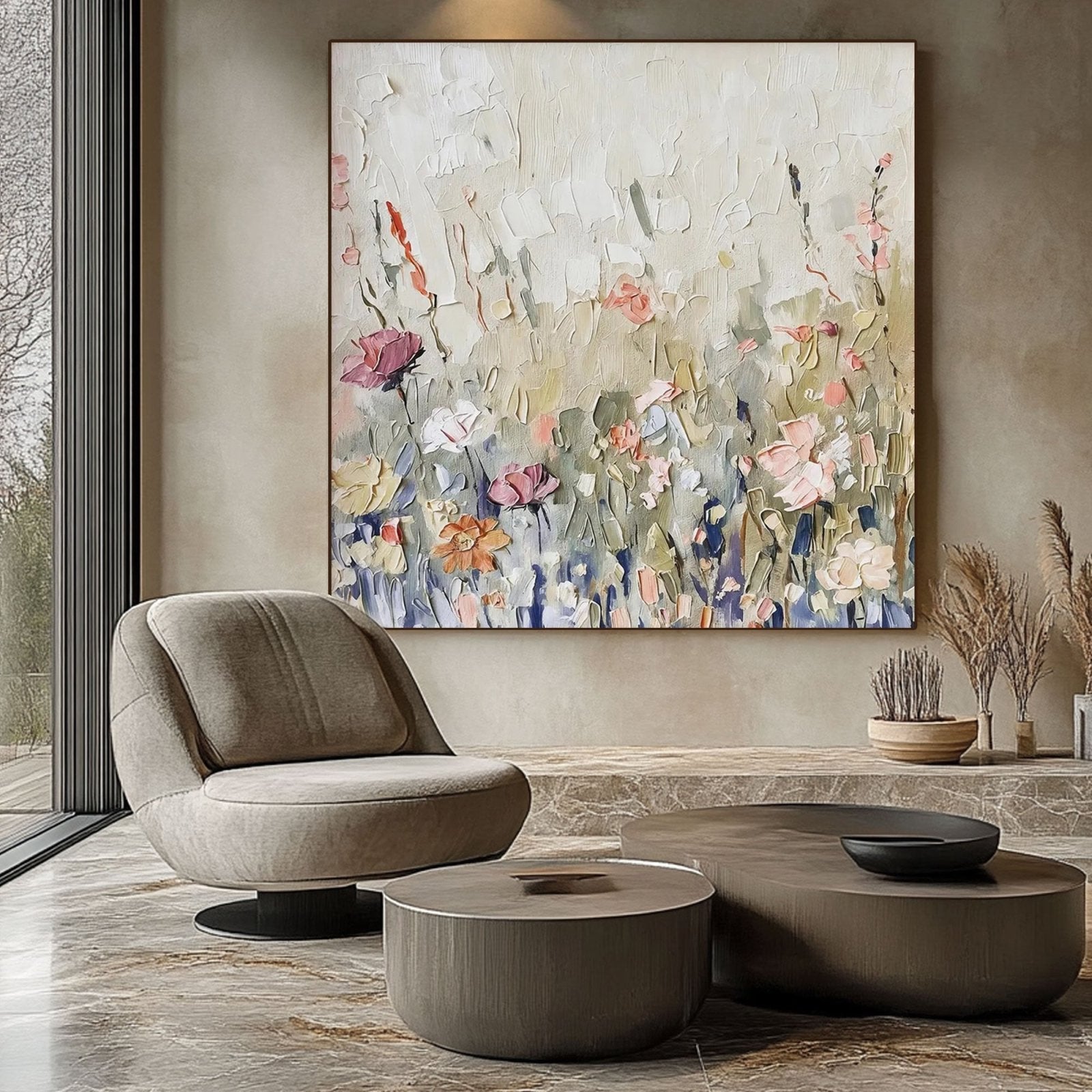 Abstract Painting "Tiempo Florecido”