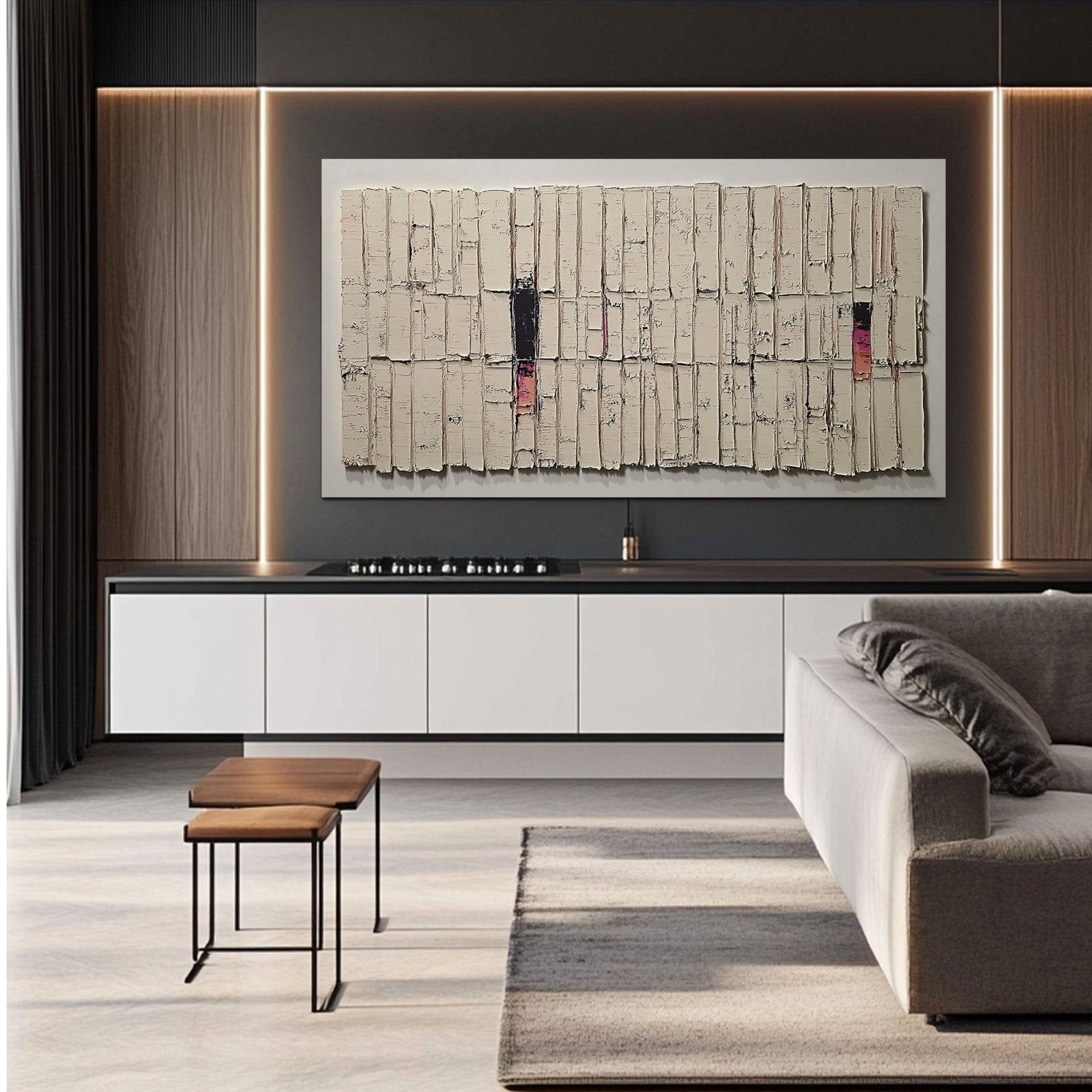 Abstract Painting "Uniformidad Interrumpida"