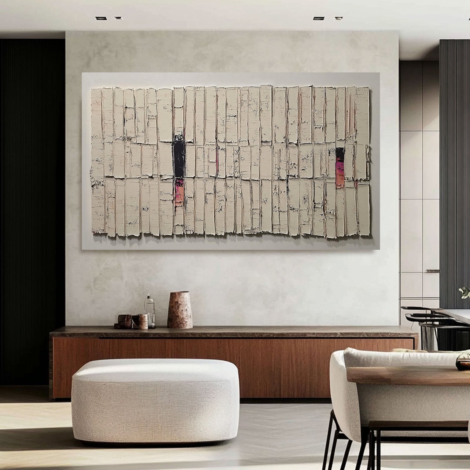 Abstract Painting "Uniformidad Interrumpida"