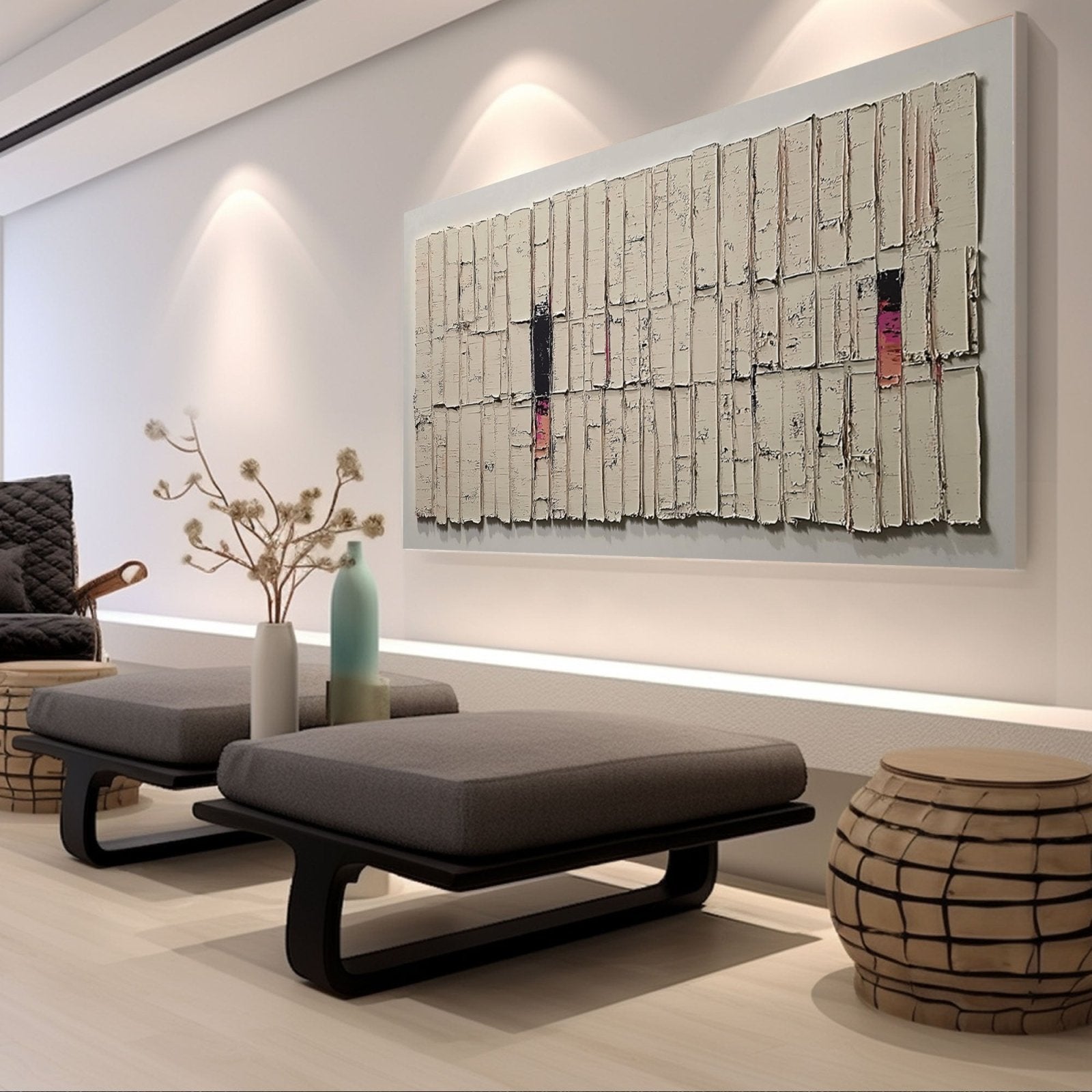 Abstract Painting "Uniformidad Interrumpida"