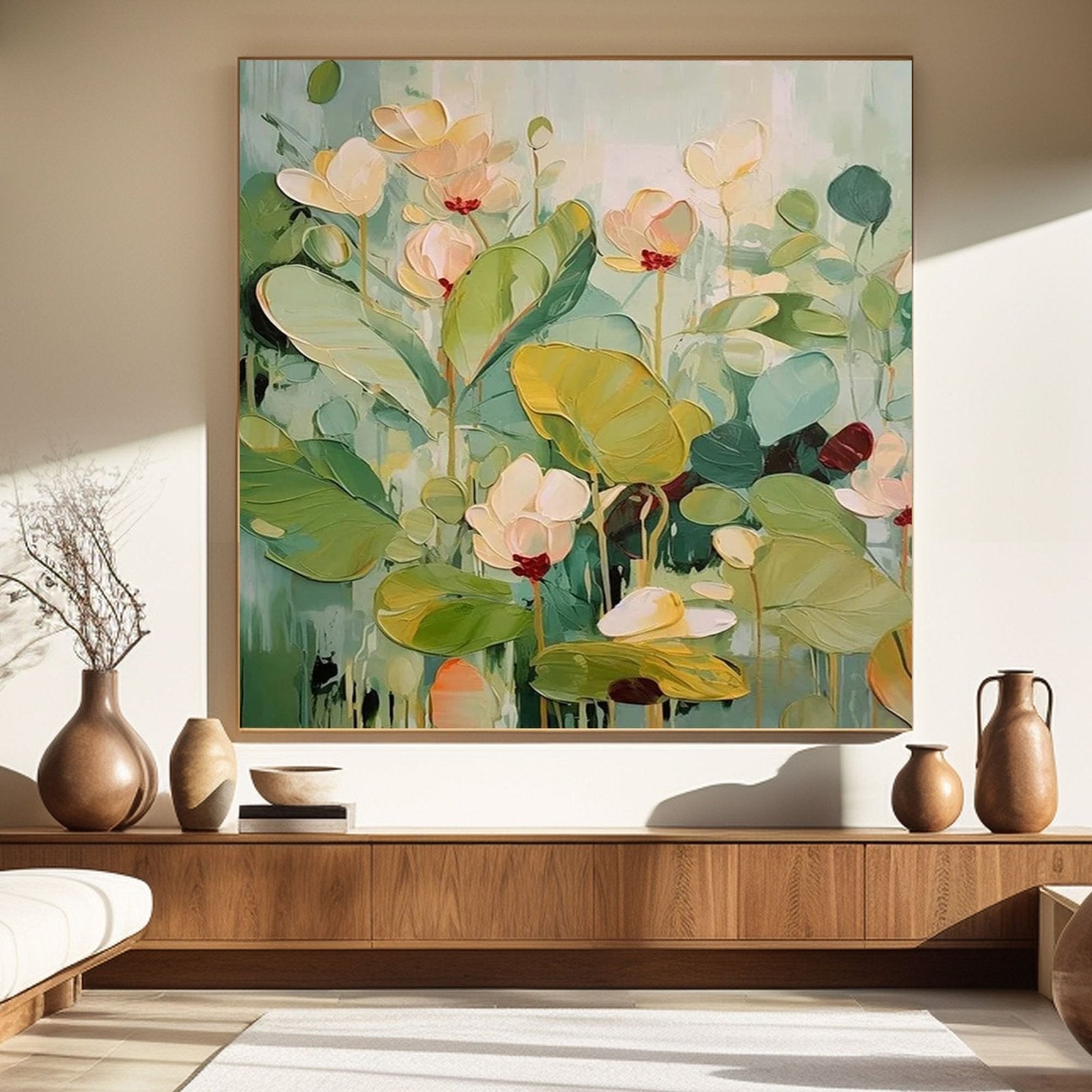 Abstract Painting "Verde Amanecer”