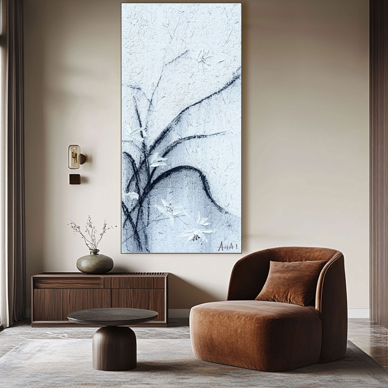 Abstract Painting "Větrné Květiny"