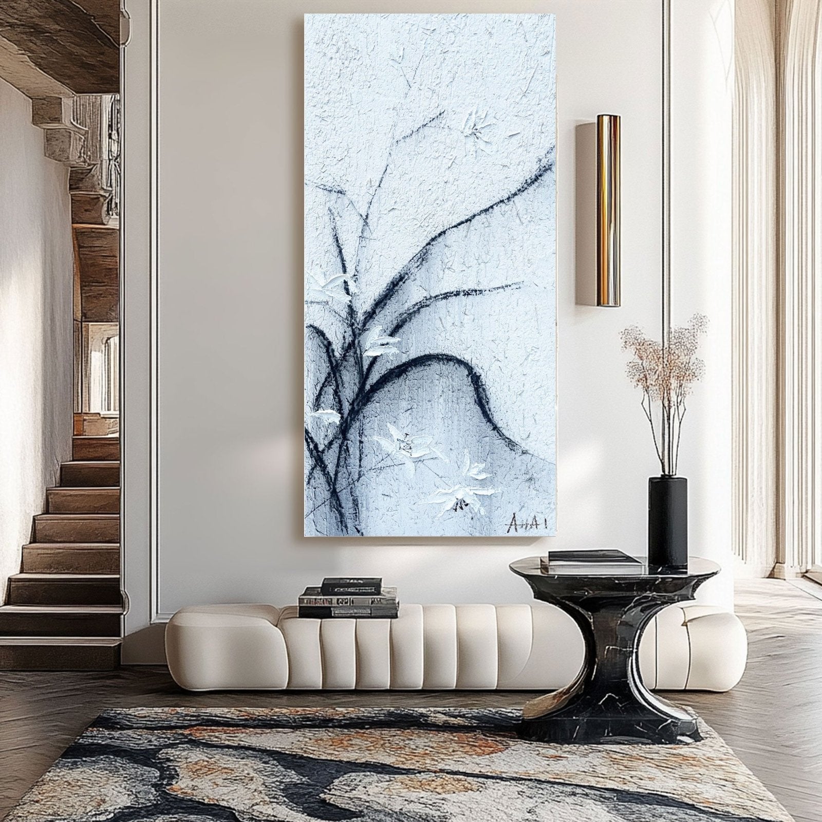 Abstract Painting "Větrné Květiny"