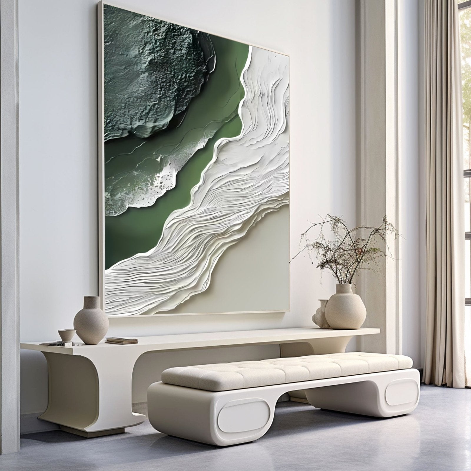Abstract Painting "Wasser Kraft”