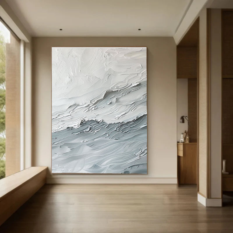 Abstract Painting "Waves of a Silent Symphony"