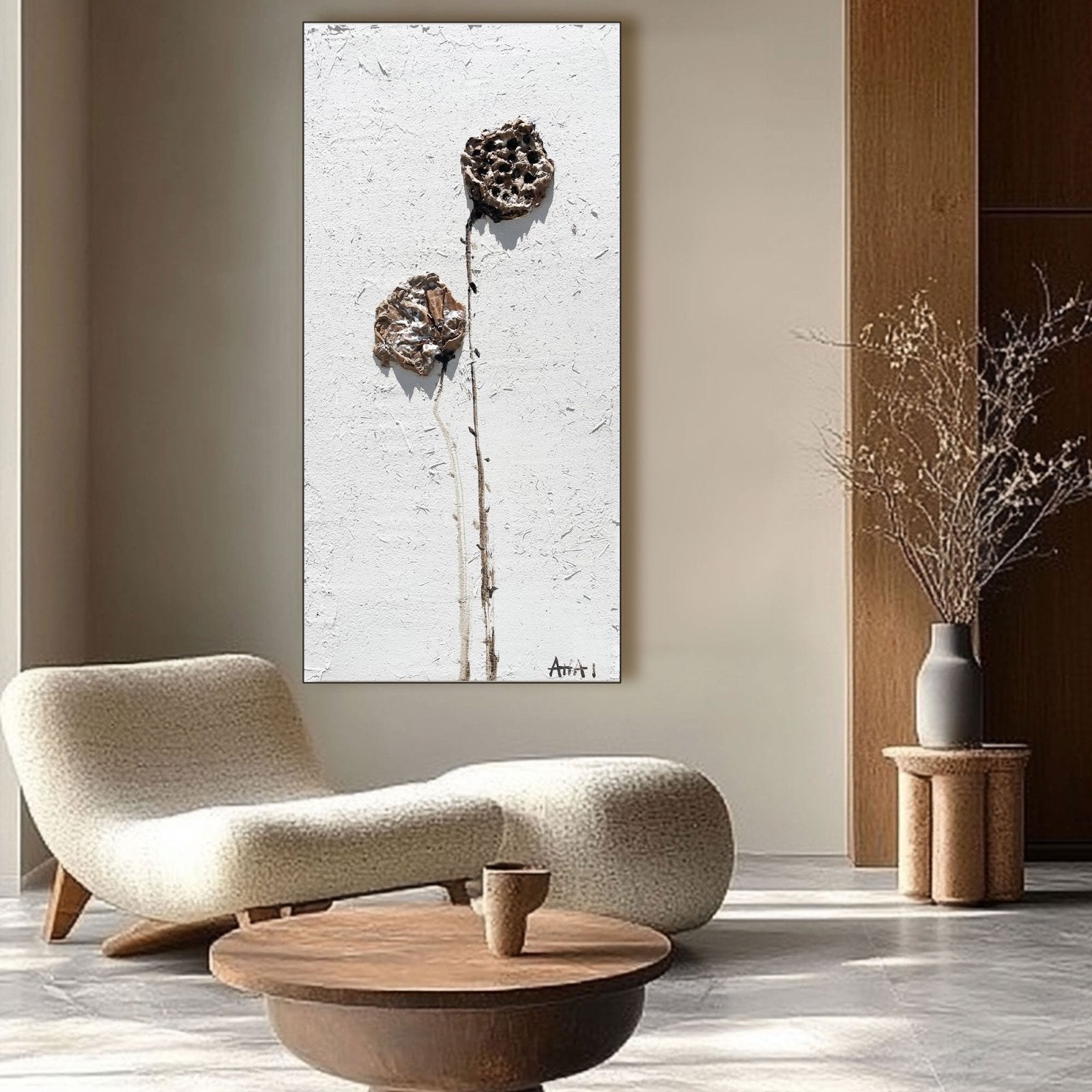 Abstract Painting "Zapomenuté Květiny"