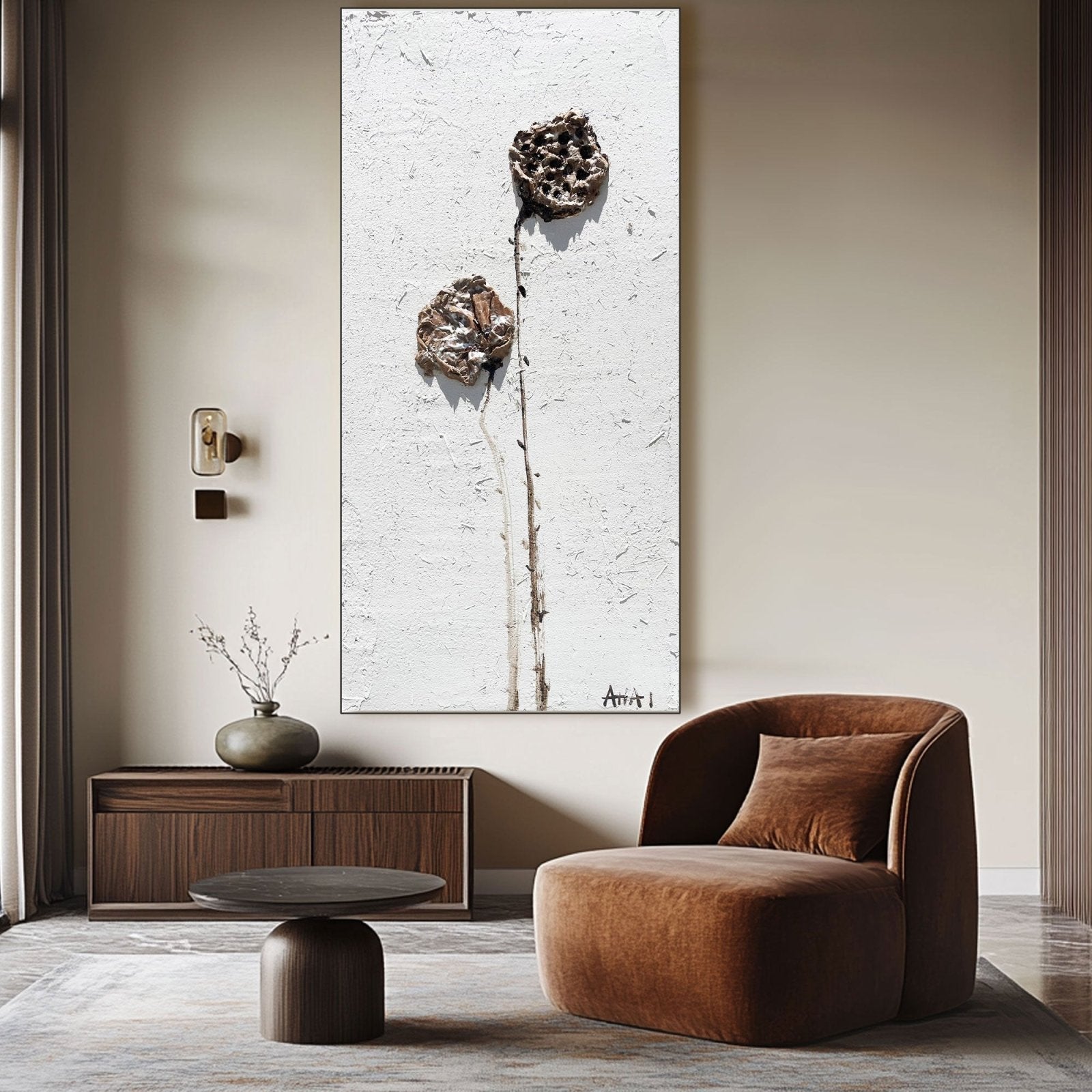 Abstract Painting "Zapomenuté Květiny"