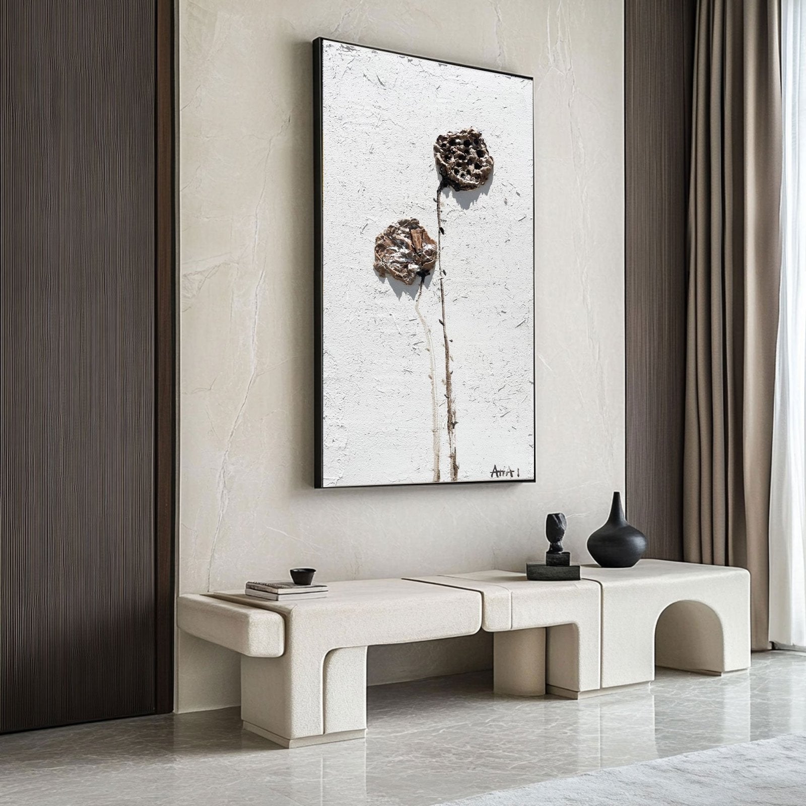 Abstract Painting "Zapomenuté Květiny"