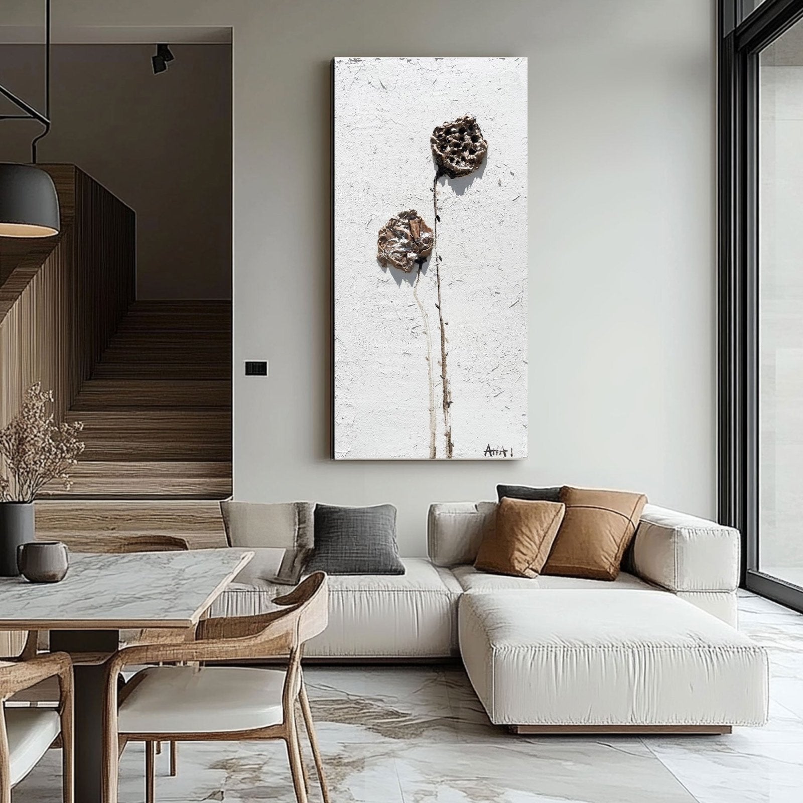 Abstract Painting "Zapomenuté Květiny"