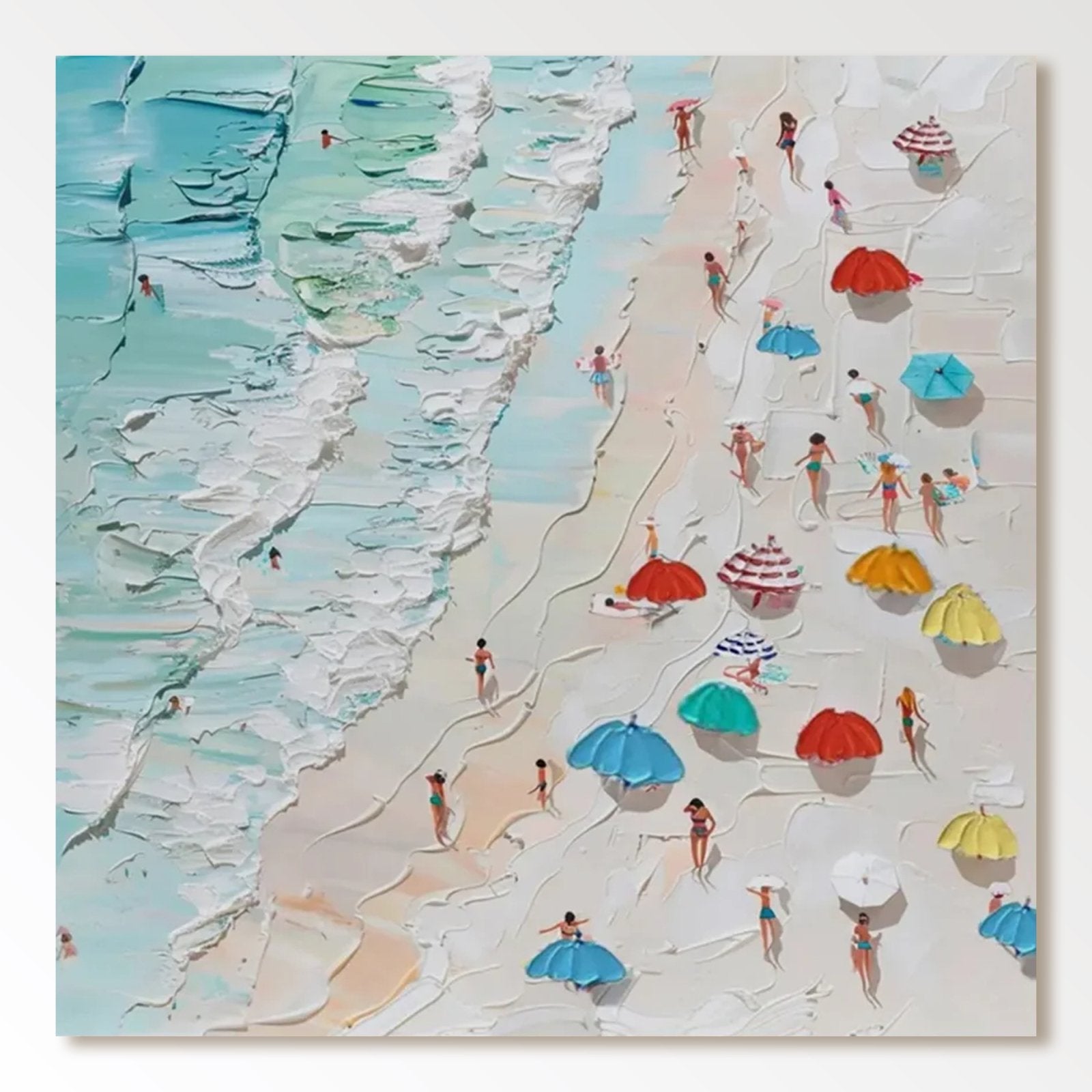 Abstract Textured Painting "Lucille Côtière“