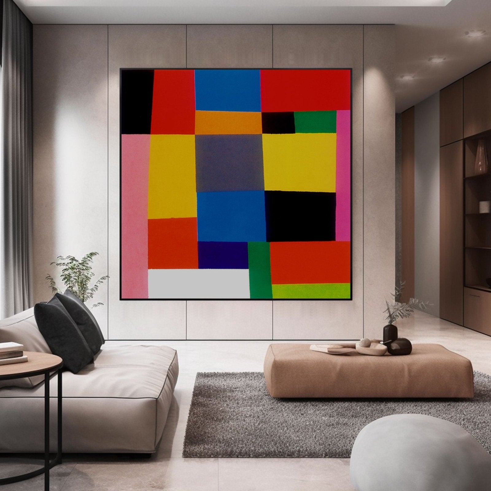 Colorful Abstract Painting "Symphony of Colors"