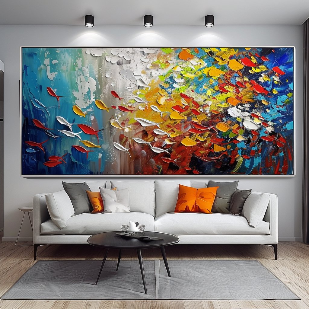 Colorful Painting "Colorful Symphony"