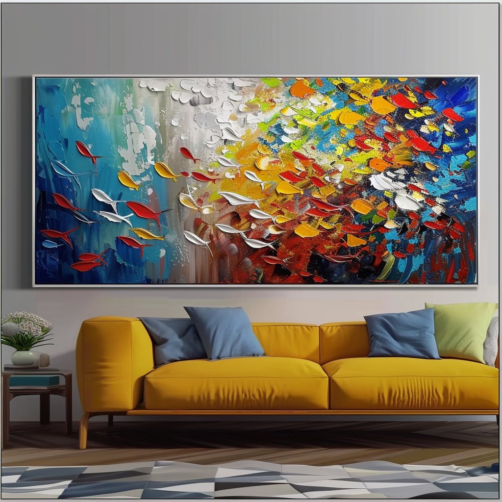 Colorful Painting "Colorful Symphony"