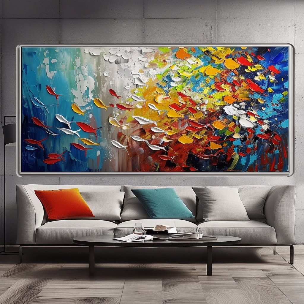 Colorful Painting "Colorful Symphony"