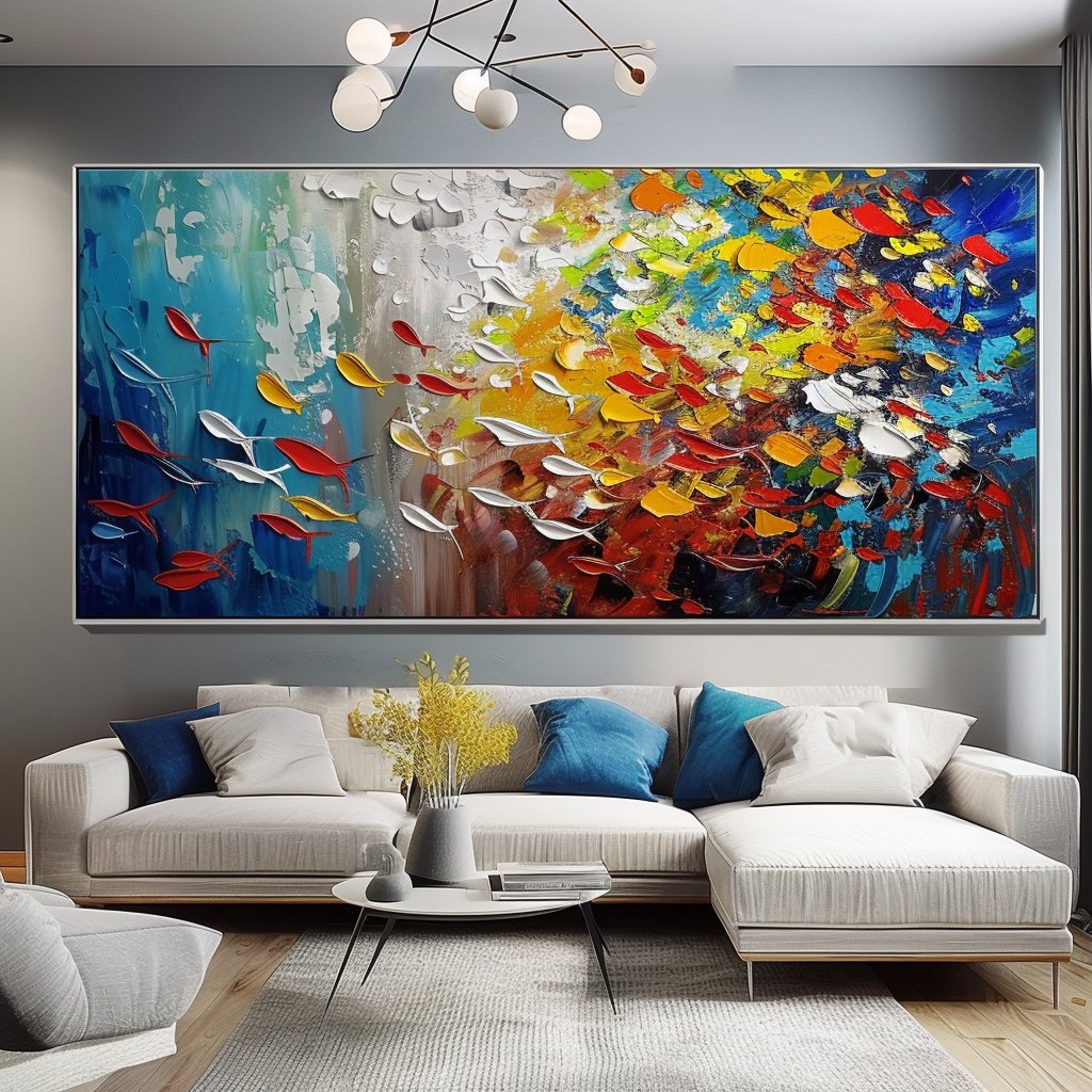 Colorful Painting "Colorful Symphony"