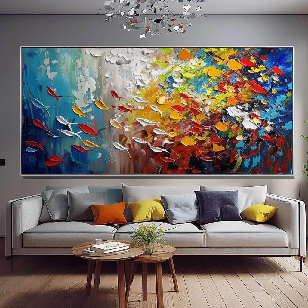 Colorful Painting "Colorful Symphony"