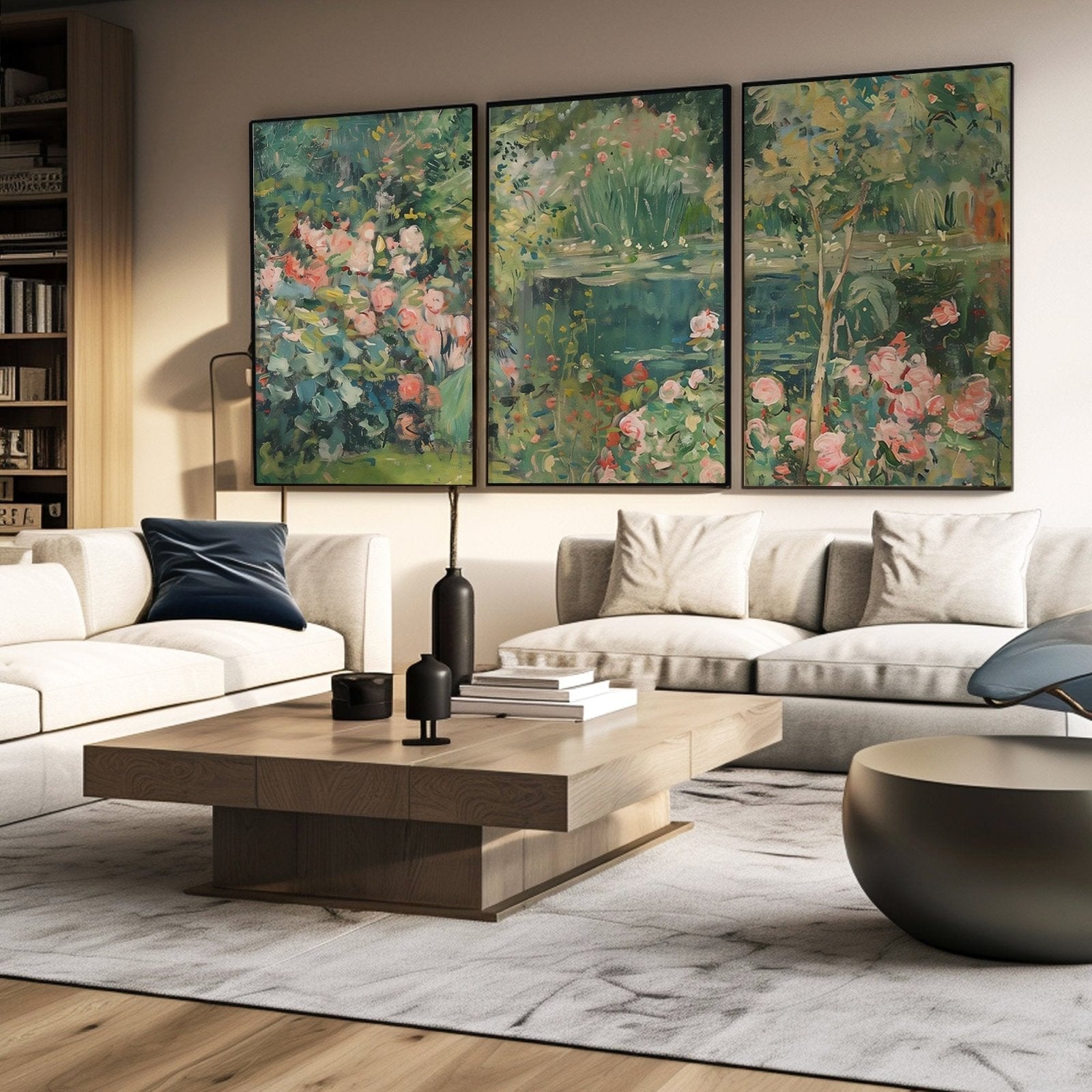 Colorful Painting "Estanque Interior"