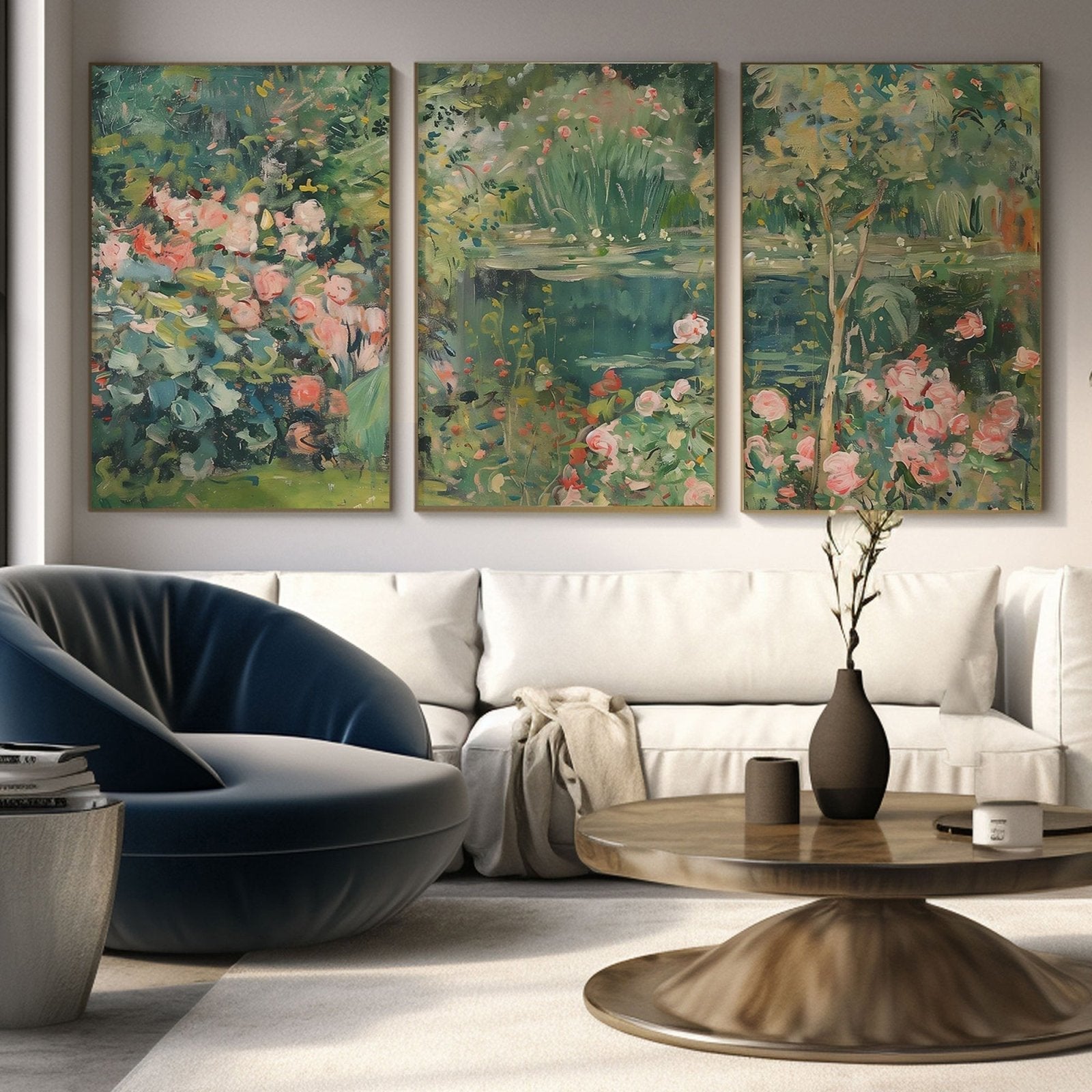 Colorful Painting "Estanque Interior"
