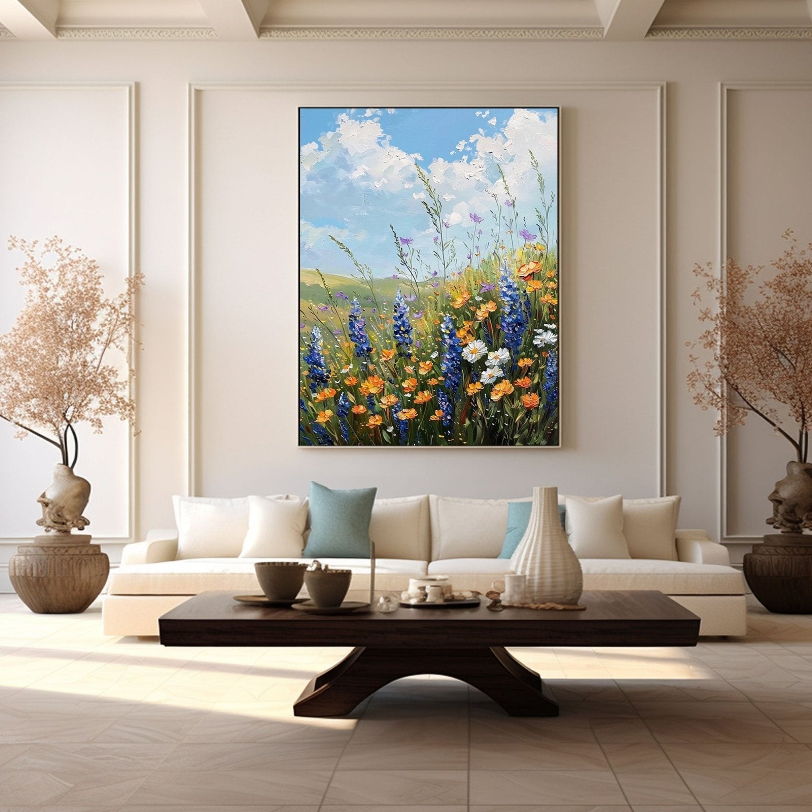 Colorful Painting "Susurros del Viento"