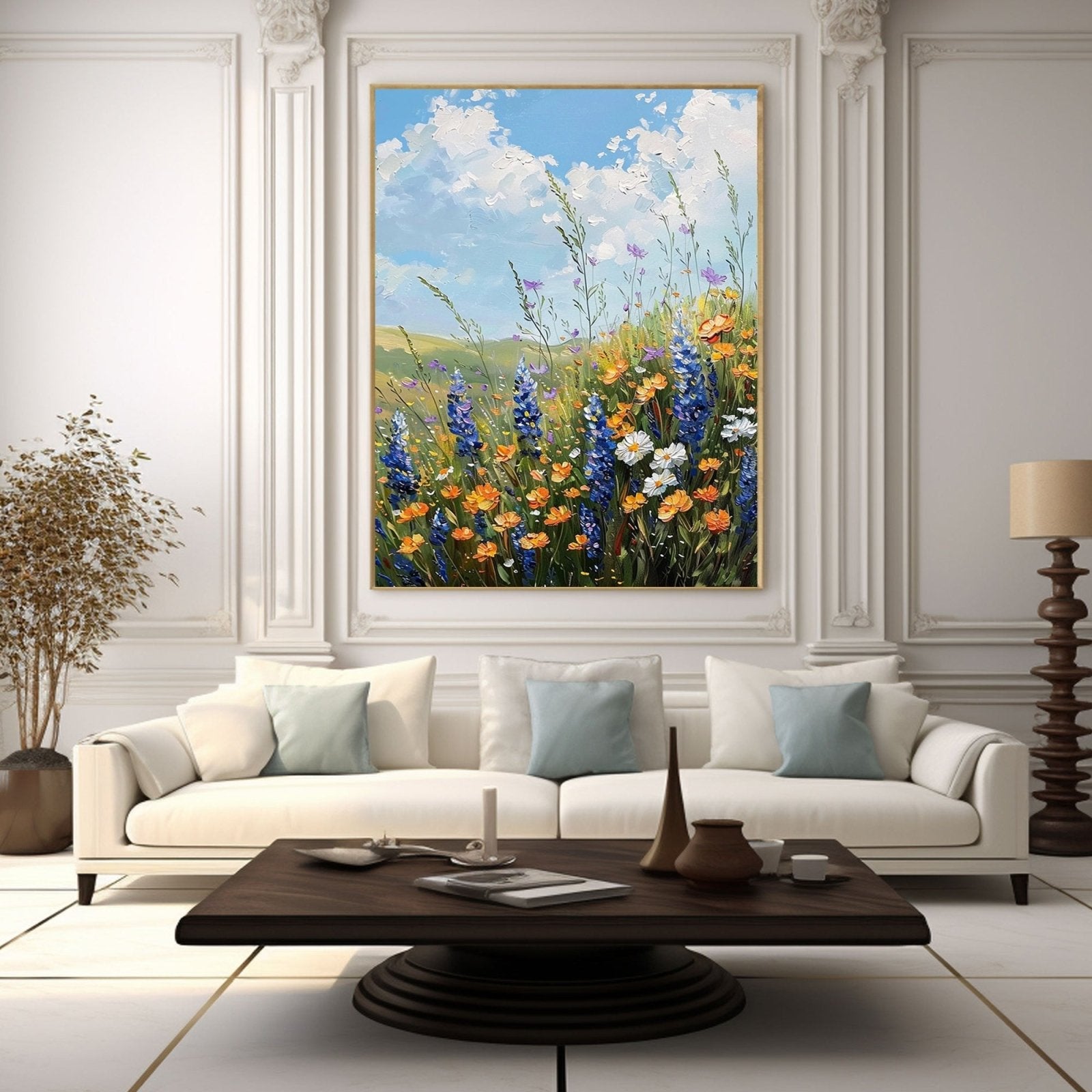 Colorful Painting "Susurros del Viento"