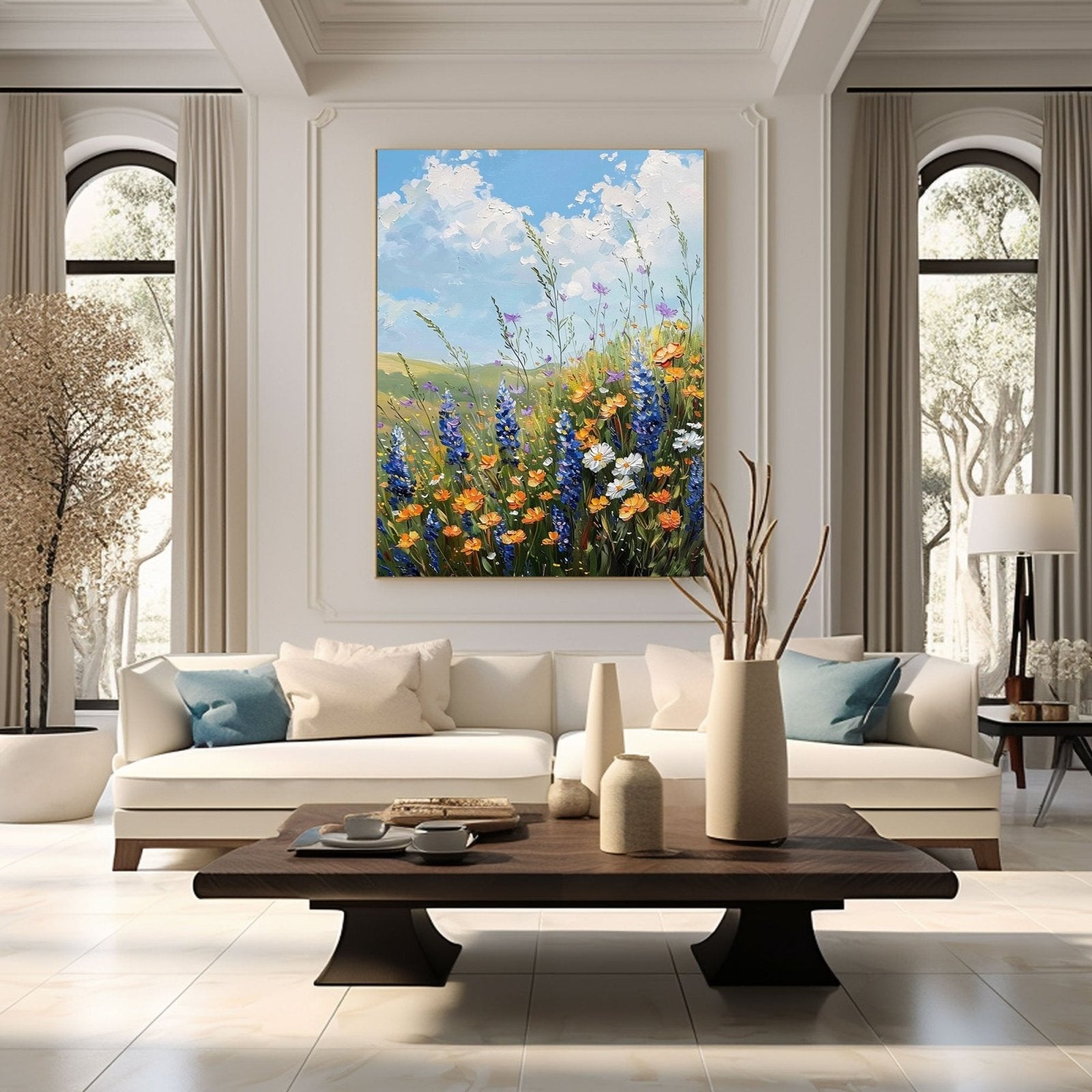Colorful Painting "Susurros del Viento"