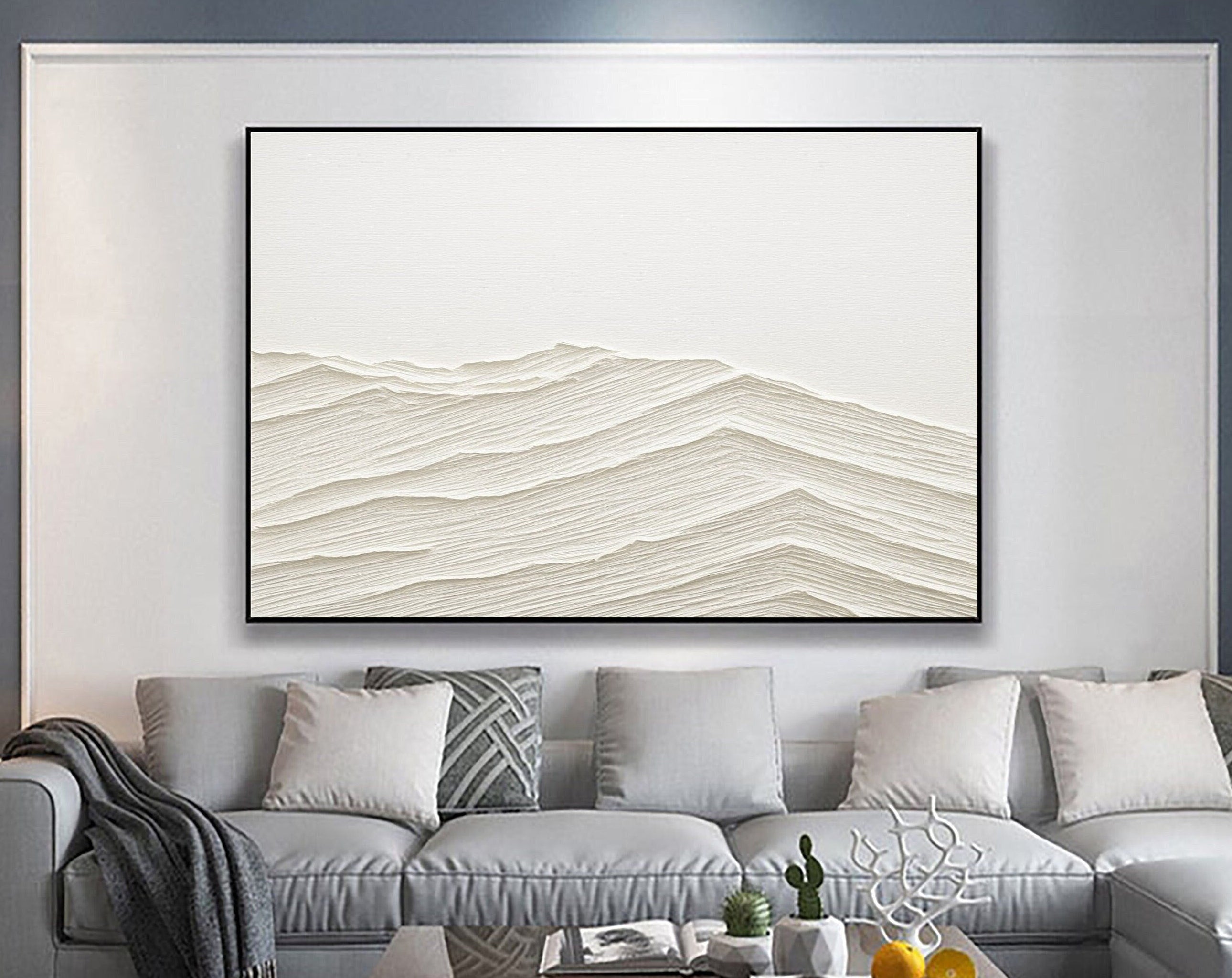 Plaster Art Minimalist Textured Painting #MM087