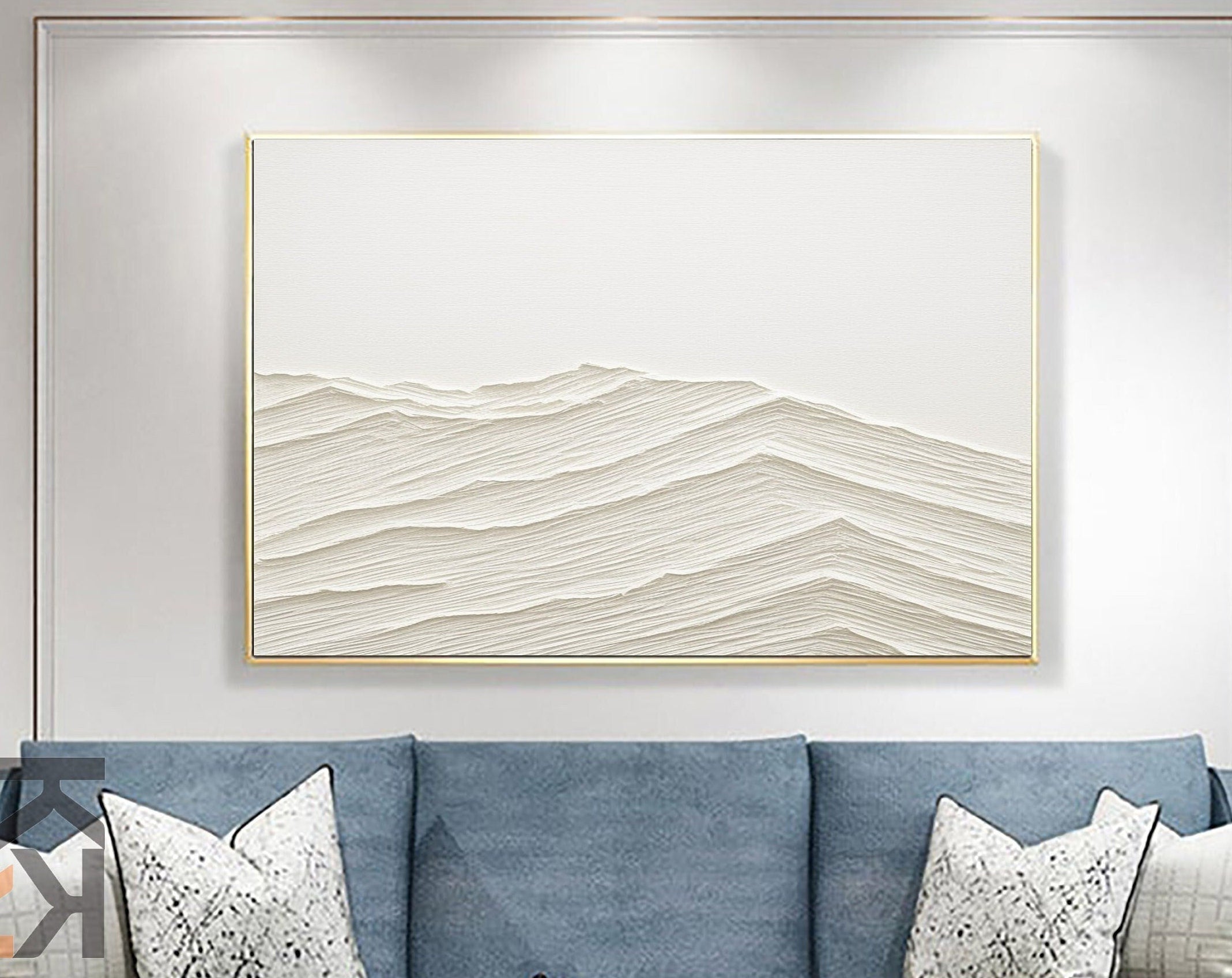 Plaster Art Minimalist Textured Painting #MM087