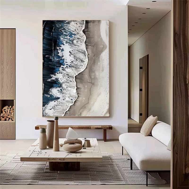 Plaster Painting "Eternal Waves"