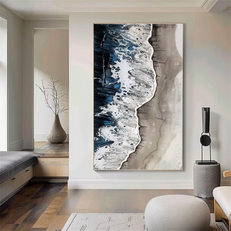Plaster Painting "Eternal Waves"
