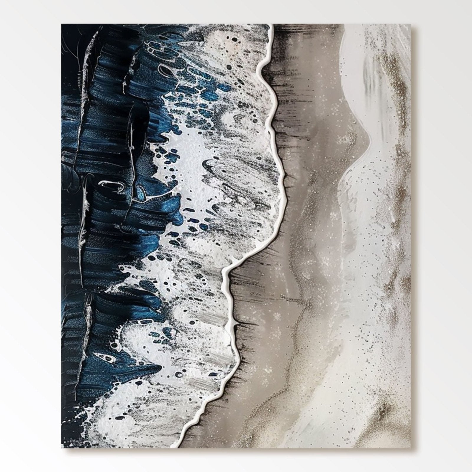 Plaster Painting "Eternal Waves"