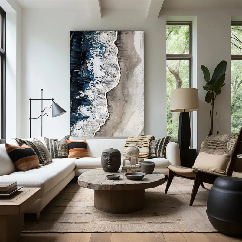 Plaster Painting "Eternal Waves"