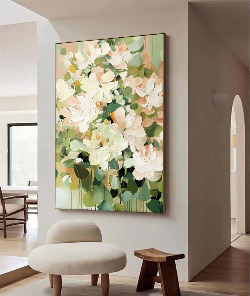 Plaster Painting "Jardin de Douceur"