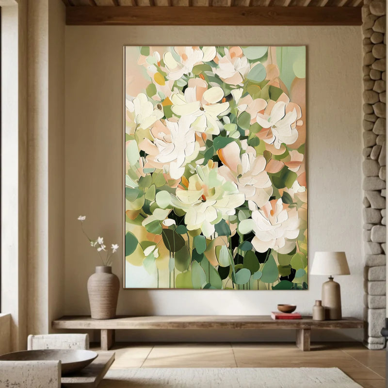 Plaster Painting "Jardin de Douceur"