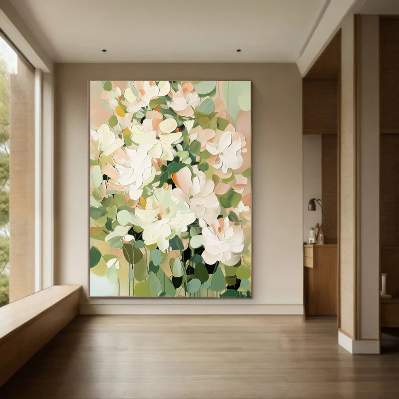 Plaster Painting "Jardin de Douceur"